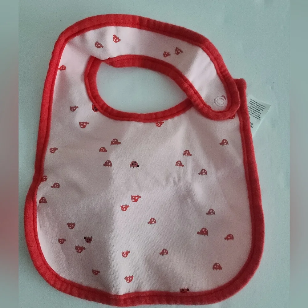 Baby Girl Bibs Bundle Lot 7 pieces Bumkins, Carter's, Disney